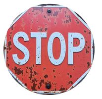 STOP - Blechschild  (neu/OVP)