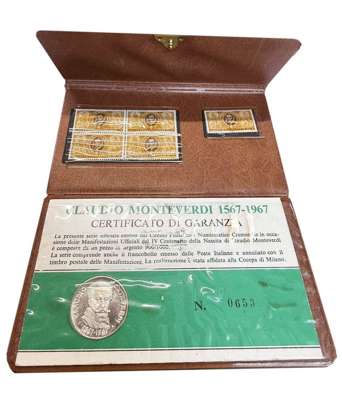 Tutti le monete: Claudio Monteverdi - Coffret de collection numismatique – Nuovo e nell'imballaggio originale da Martigny venduto da Numis-World 1