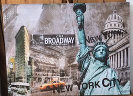 2 große New York Bilder auf Keilrahmen abzugeben