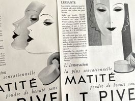 L.T. Piver - 3 alte Werbungen / Anciennes publicités 1933/34