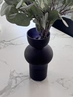 Schwarze Deko-Vase, 30cm hoch, neuwertig, Top Zustand!