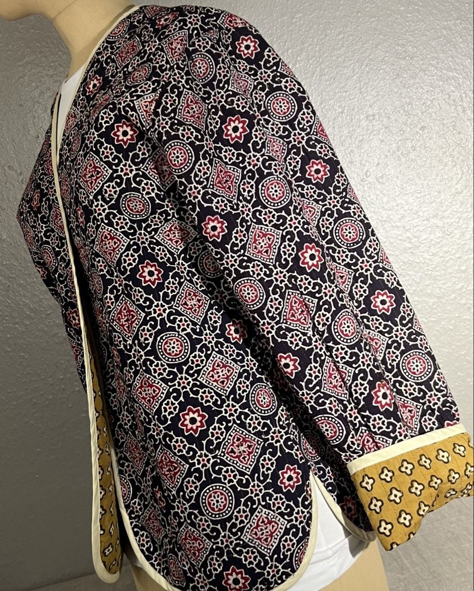 Giacche: Veste réversible coton  kantha  Curiosity Lab, taille 38/40 – Nuovo (secondo la descrizione) da Genève venduto da DELIRBEADS 5