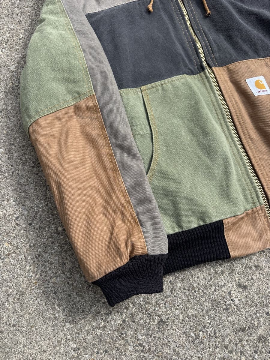 Carhartt Jacken: Vintage Carhartt Patchwork Hooded Jacket M Rare – Gebraucht aus Effretikon von syrrrrre 3