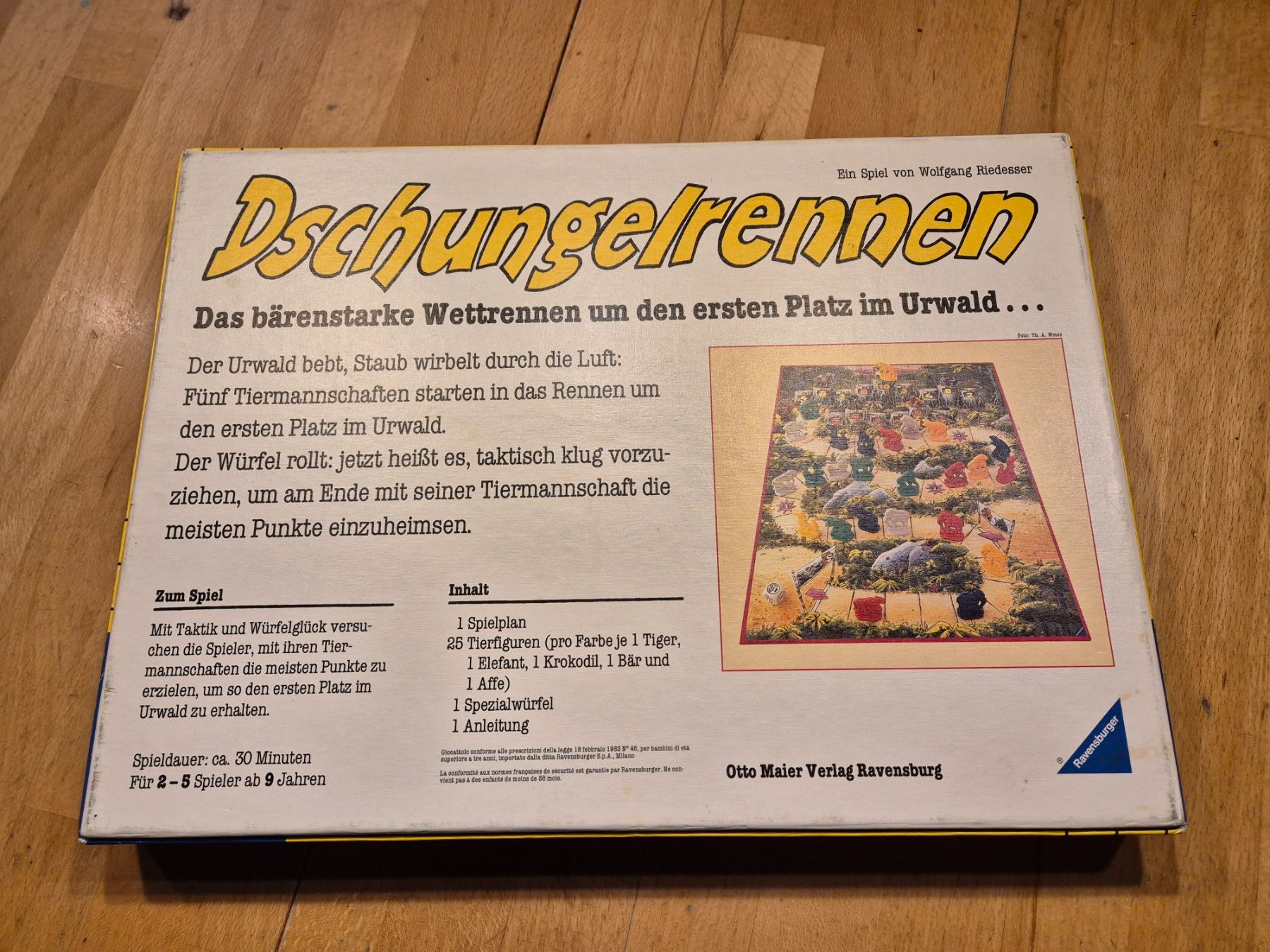 Ravensburger Giochi: Dschungelrennen, Ravensburger, Brettspiel – Usato da Ettiswil venduto da beekeper13 1