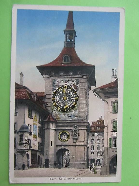 Ansichtskarten: Ansichtskarte Bern, Zeitglockenturm – Gebraucht aus Malters von Hausi88