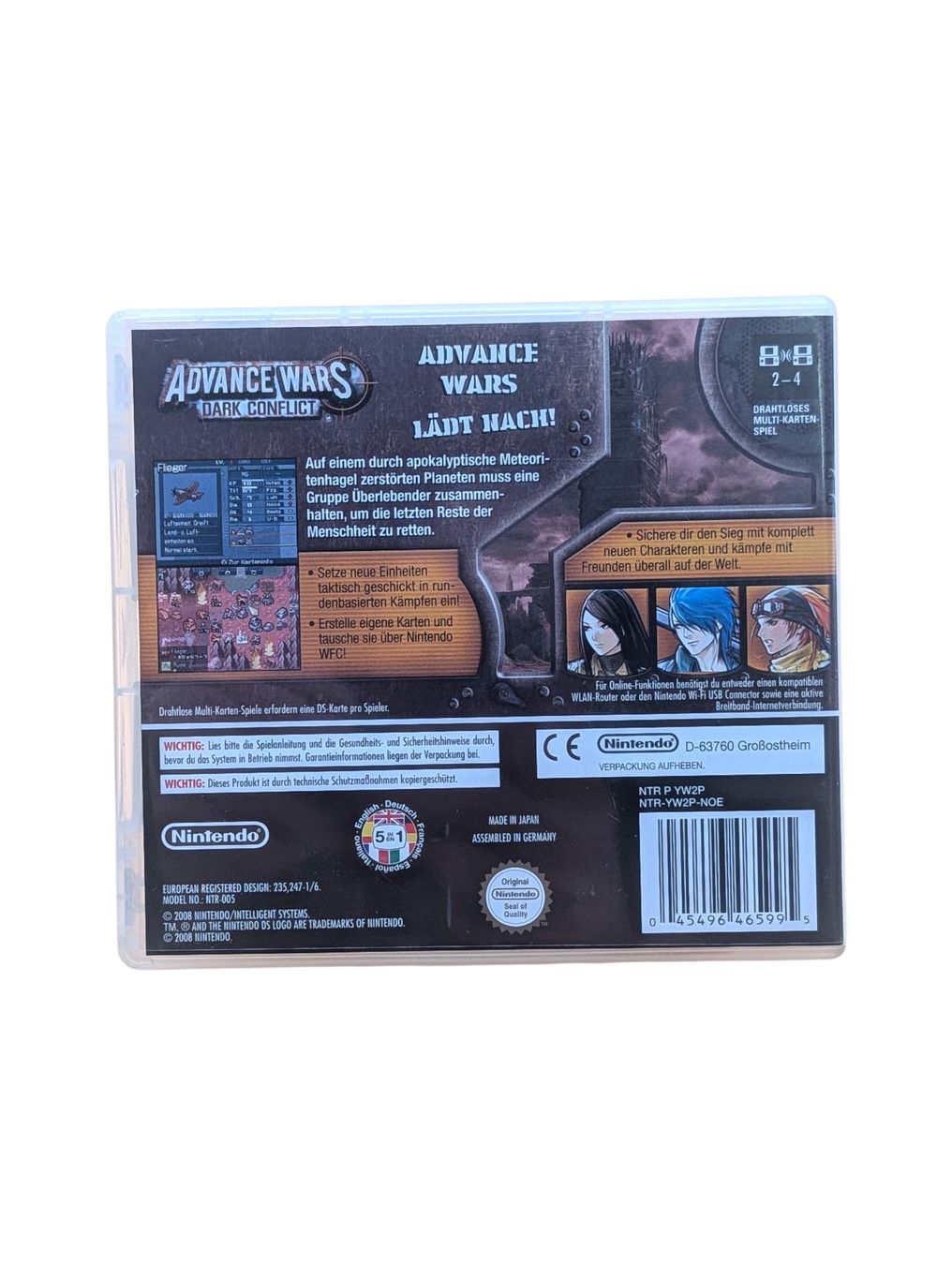 Nintendo Giochi: Advance Wars: Dark Conflict Nintendo DS – Usato da Domat/Ems venduto da IsseldorsShop 1