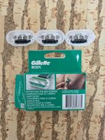 3x Original Gillette Body Rasierklingen NEU