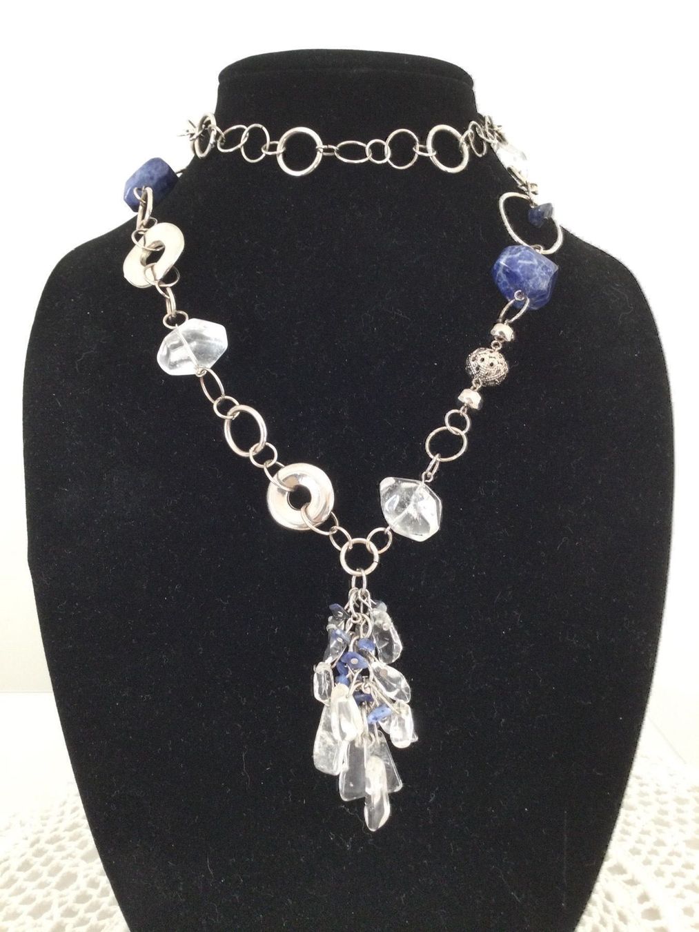 Colliers: Collier/Sautoir Soladite & Crystal NEUF – Neuf avec emballage d'origine à Agiez par chouchanelle 4