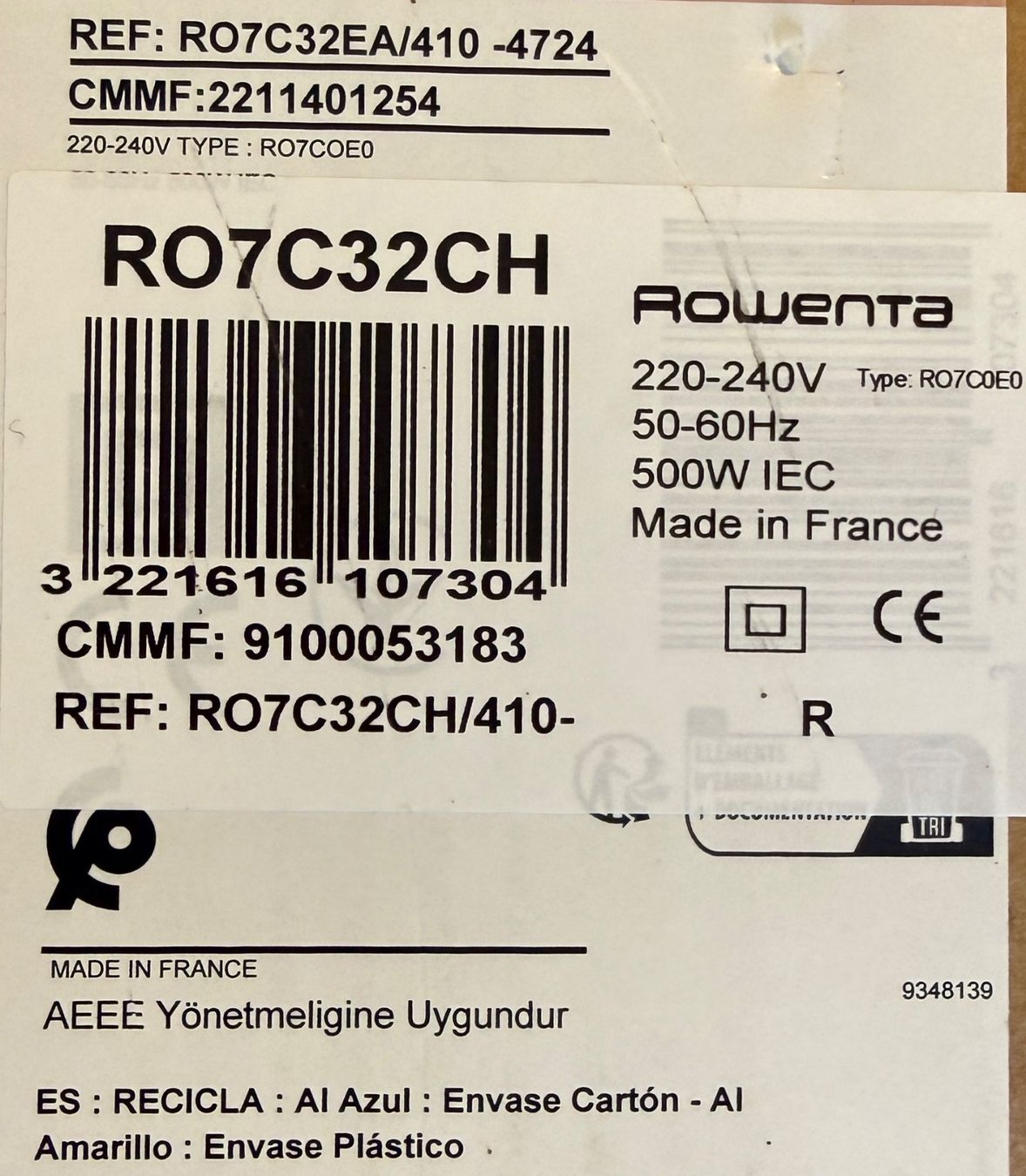Rowenta Aspirapolveri & Accessori: Staubsauger- RowentaGreen Force Cyclonic RO7C32CH – Nuovo e nell'imballaggio originale da Saland venduto da elagsn 3