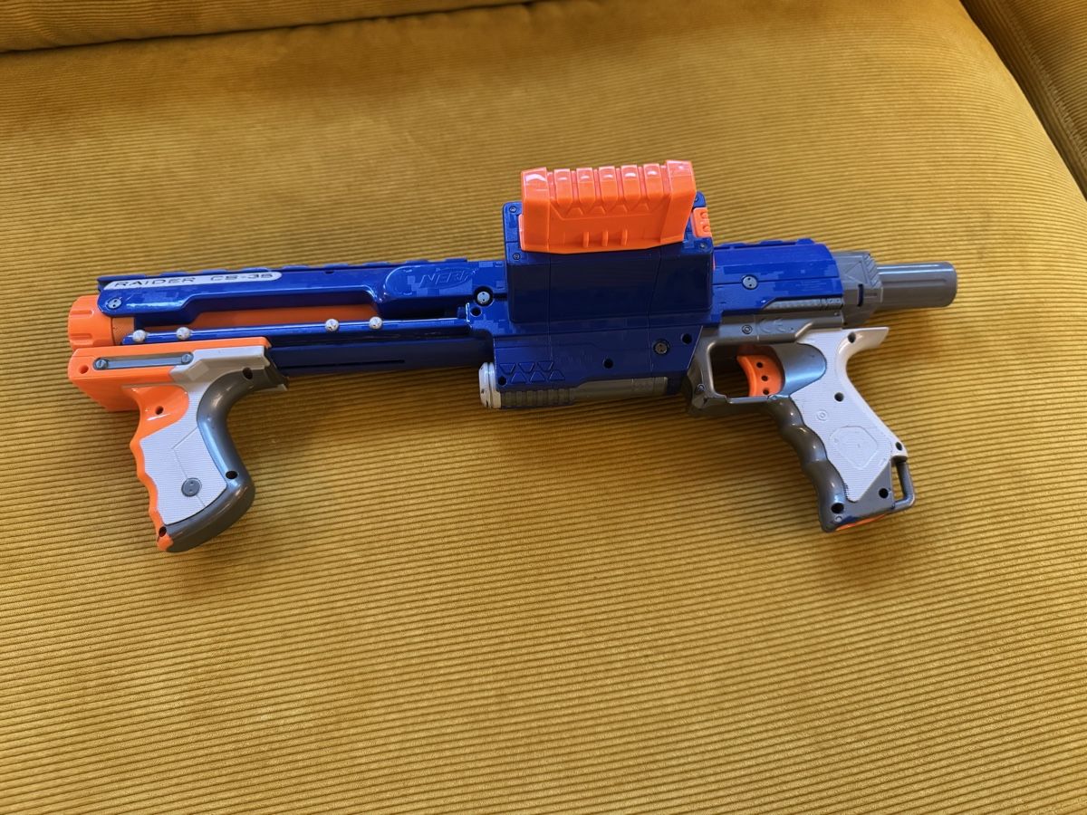 Nerf Spielzeuge: Nerf Raider CS-35 Blaster gebraucht – Gebraucht aus Zweisimmen von Grubenwald11 1
