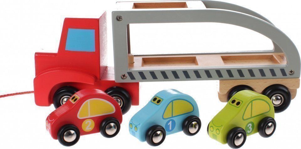 Giocattoli: Autotransporter aus Holz - Spielzeugauto – Nuovo e nell'imballaggio originale da Biel/Bienne venduto da Spiel-Markt 3