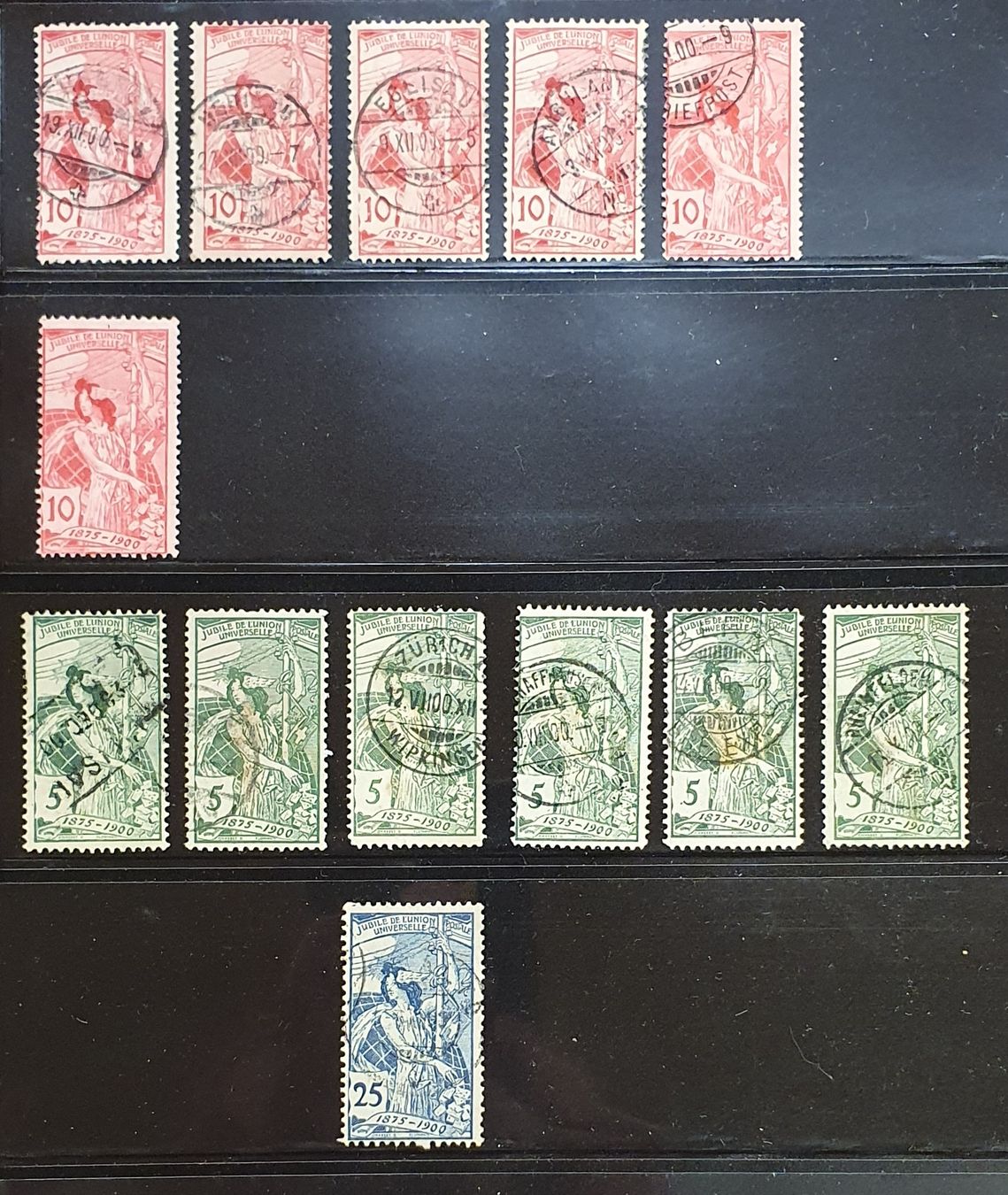 Tutti i francobolli: 1900 - Lot UPU – Usato da Kreuzlingen venduto da Rschweiz1 1