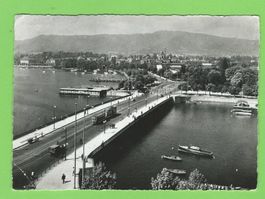 Zürich, Quaibrücke und Bürkliplatz