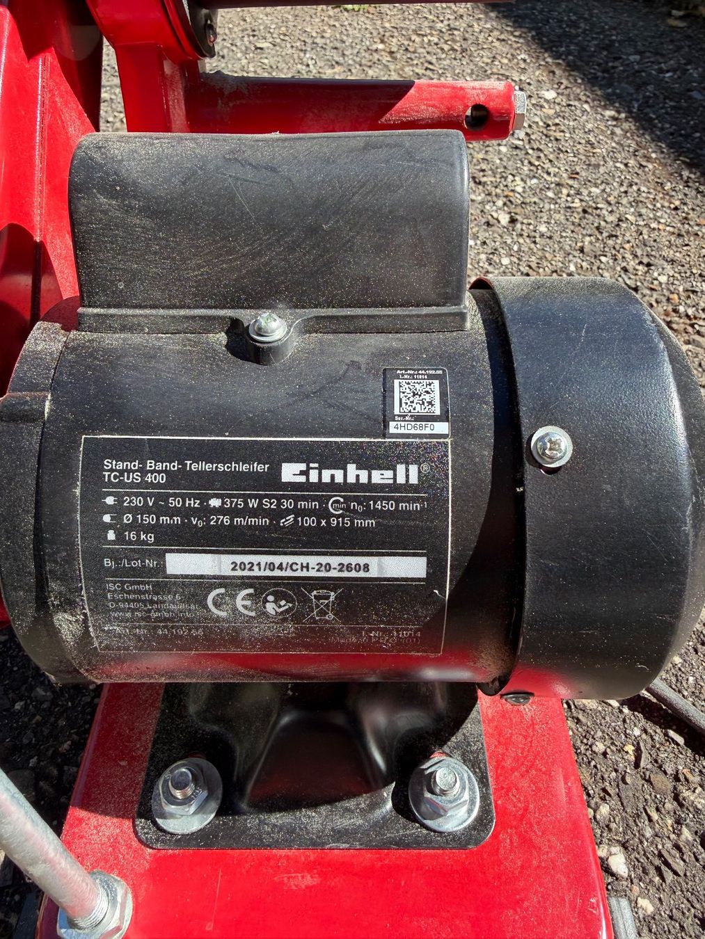 Einhell Schleifen & Polieren: Stand-Band-Tellerschleifer Einhell TC-US 400 gebraucht – Gebraucht aus Oberbuchsiten von rosli68 1