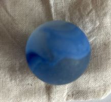 Glasmurmel (transparent / Blau / 20mm / Glasi Hergiswil)