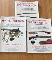 Kessler Waffenauktion 3 Kataloge Jahr 2017
