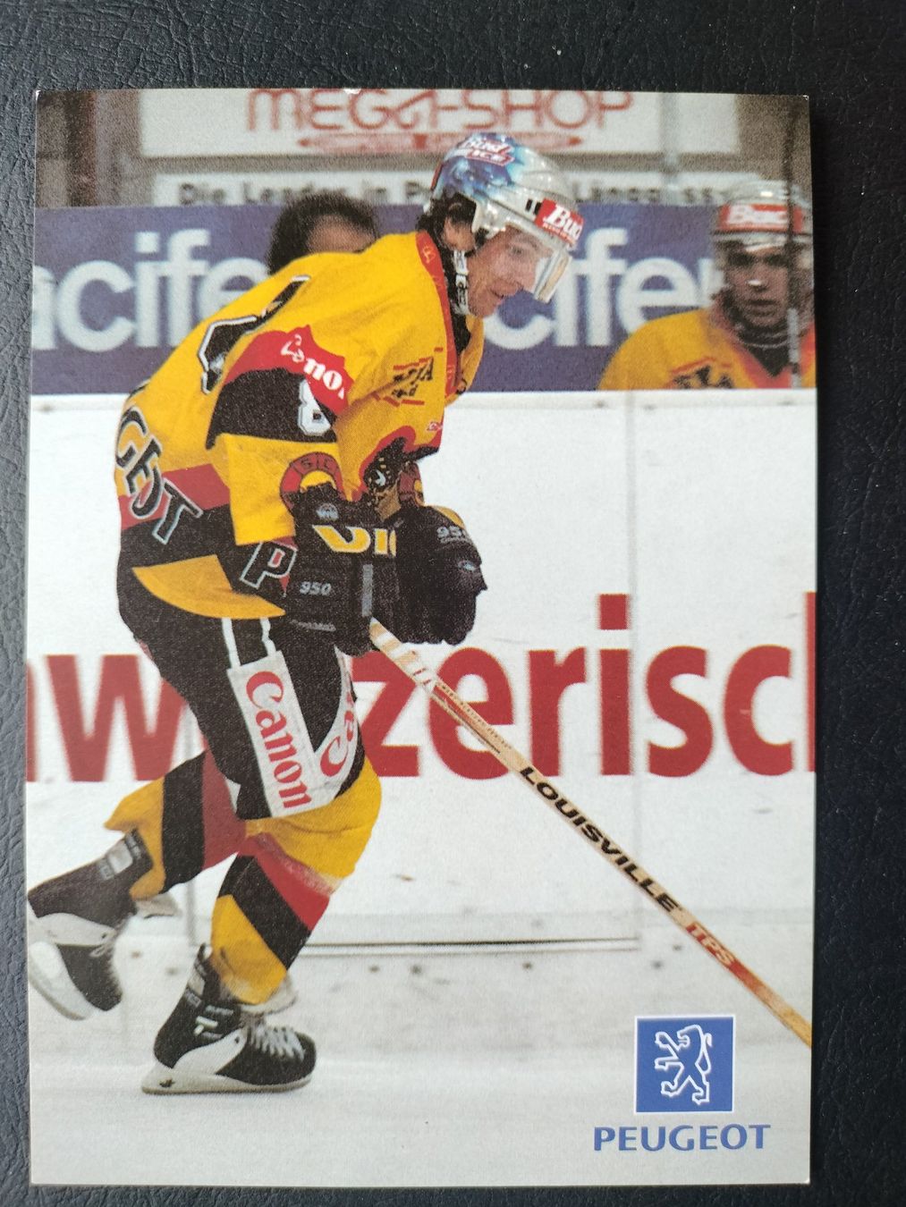 Autografi: Autogrammkarte SC Bern, SCB , Martin Steinegger – Usato da Schwanden Sigrisw venduto da cadieux71