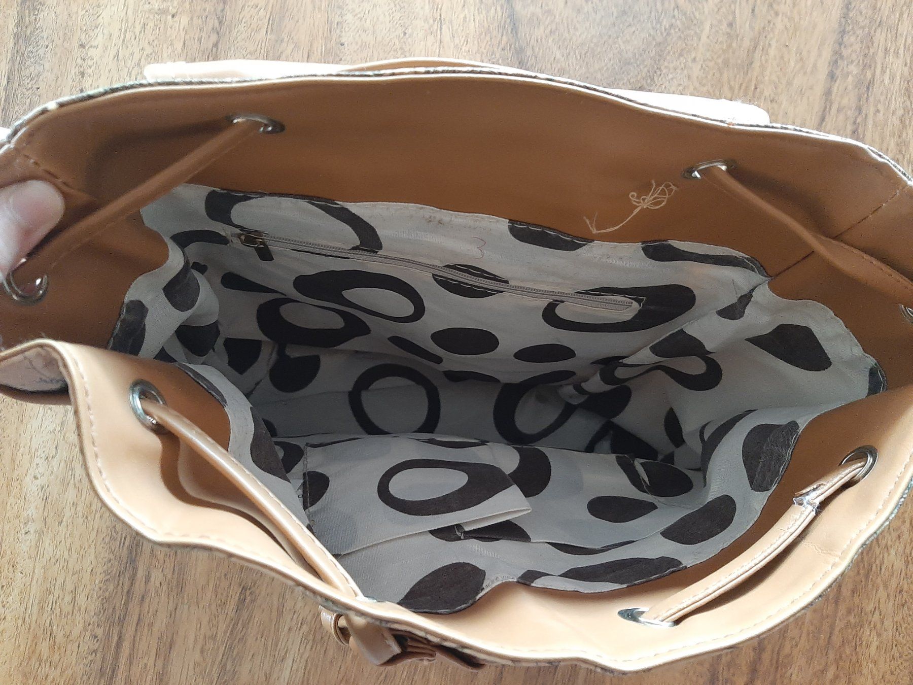 Zaini: Rucksack beige Weltkarte – Usato da Oberlunkhofen venduto da dreihaselnuesse 1