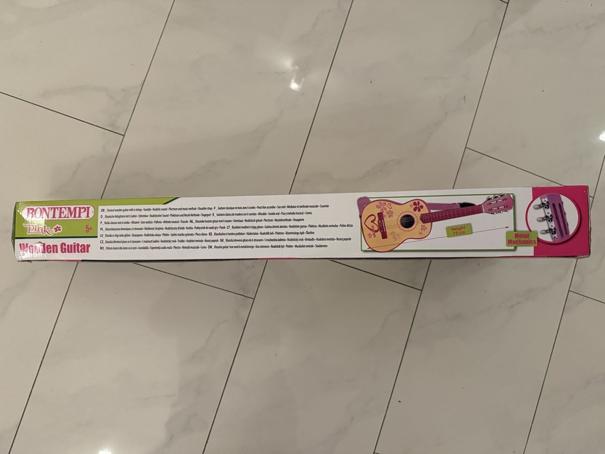 Bontempi Giocattoli: Bontempi Kindergitarre, pink – Nuovo e nell'imballaggio originale da Seengen venduto da Gegu2 3