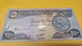 Irakische Banknote - 250 Dinar - Seltenes Sammlerstueck!
