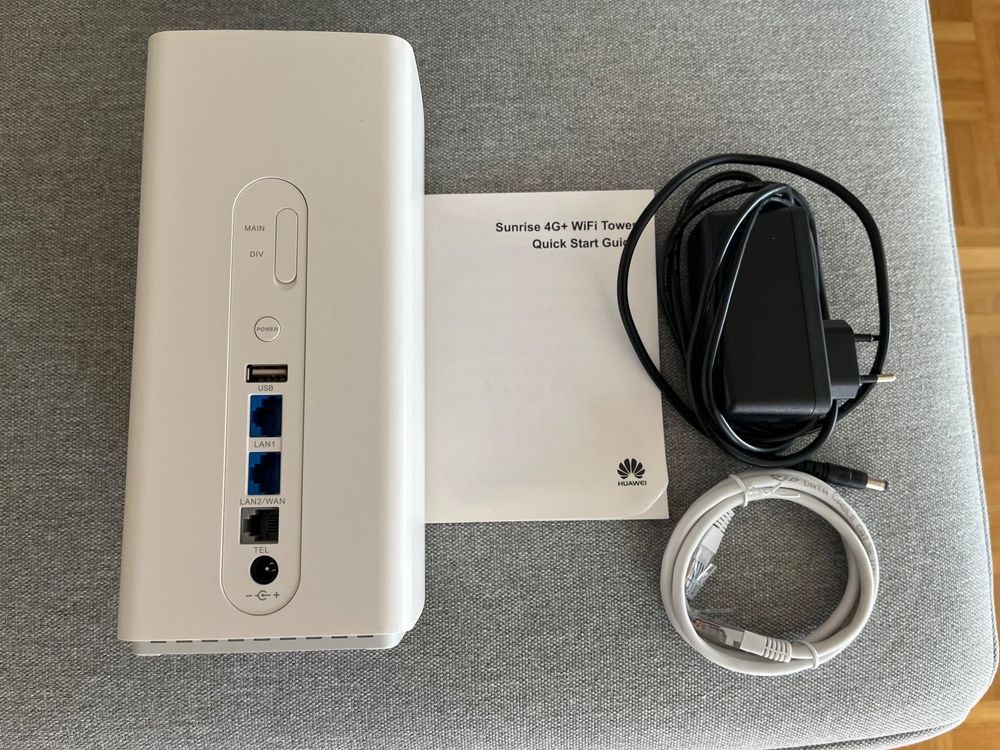 LTE Router 4G+ Huawei B618-22d, ohne Simlock, inkl OVP (Gebraucht) in ...