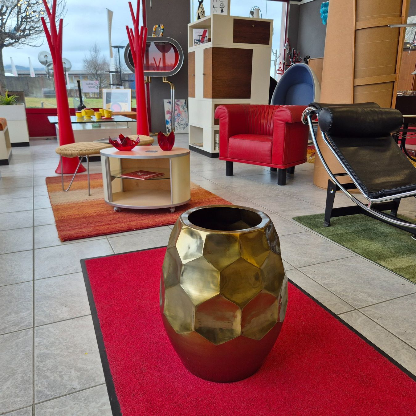 Vasi & Recipienti: Metall Vase Bodenvase Übertopf Blumentopf – Usato da Nottwil venduto da Wondewa-Shop 9