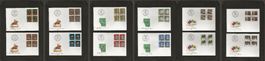 Schweiz Pro Patria FDC Viererblock Serie 1981 1984 1986