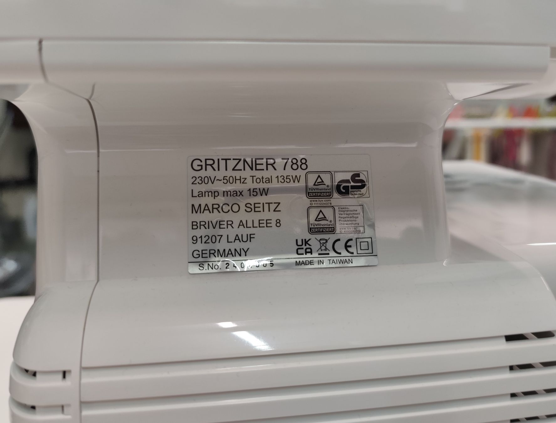 Macchine da cucire: Overlock Gritzner 788 – Usato da Dussnang venduto da Rosenfee50 6