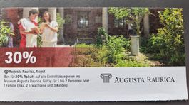 Augusta Raurica: 30% Rabatt