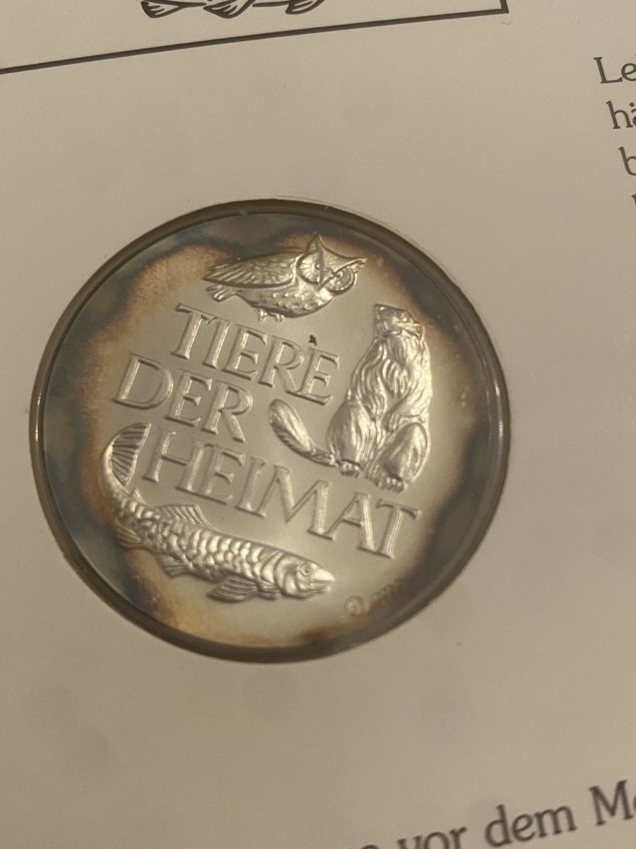 Medaglie: Numisbrief Tiere der Heimat Biber Silber – Nuovo (secondo la descrizione) da Muralto venduto da Alex1912 2