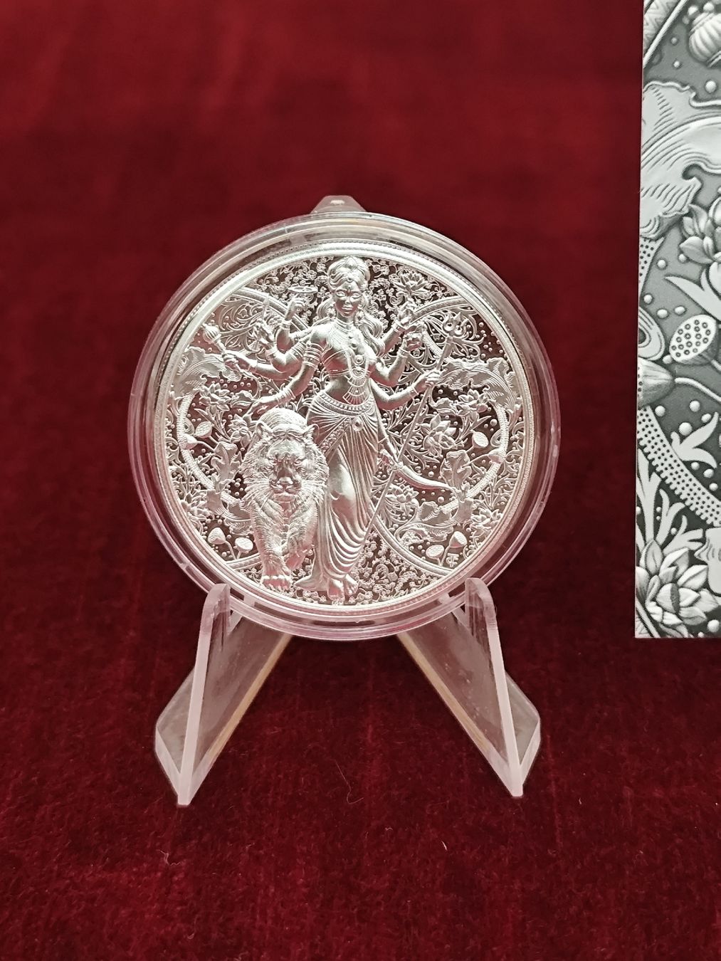 Tutti le monete: 1 OZ Silbermünze Durga 2025 – Nuovo e nell'imballaggio originale da Diepoldsau venduto da Unique-Coins 3
