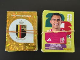 Mehrfach doppelte Panini Sticker 355 insgesamt