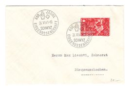 Attraktiver Brief, 650 Jahre Eidgenossenschaft/SBK Nr. B14