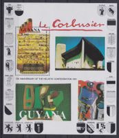 GUYANA, LE CORBUSIER, 700 JAHRE CH EIDGENOSSENSCHAFT 1991**