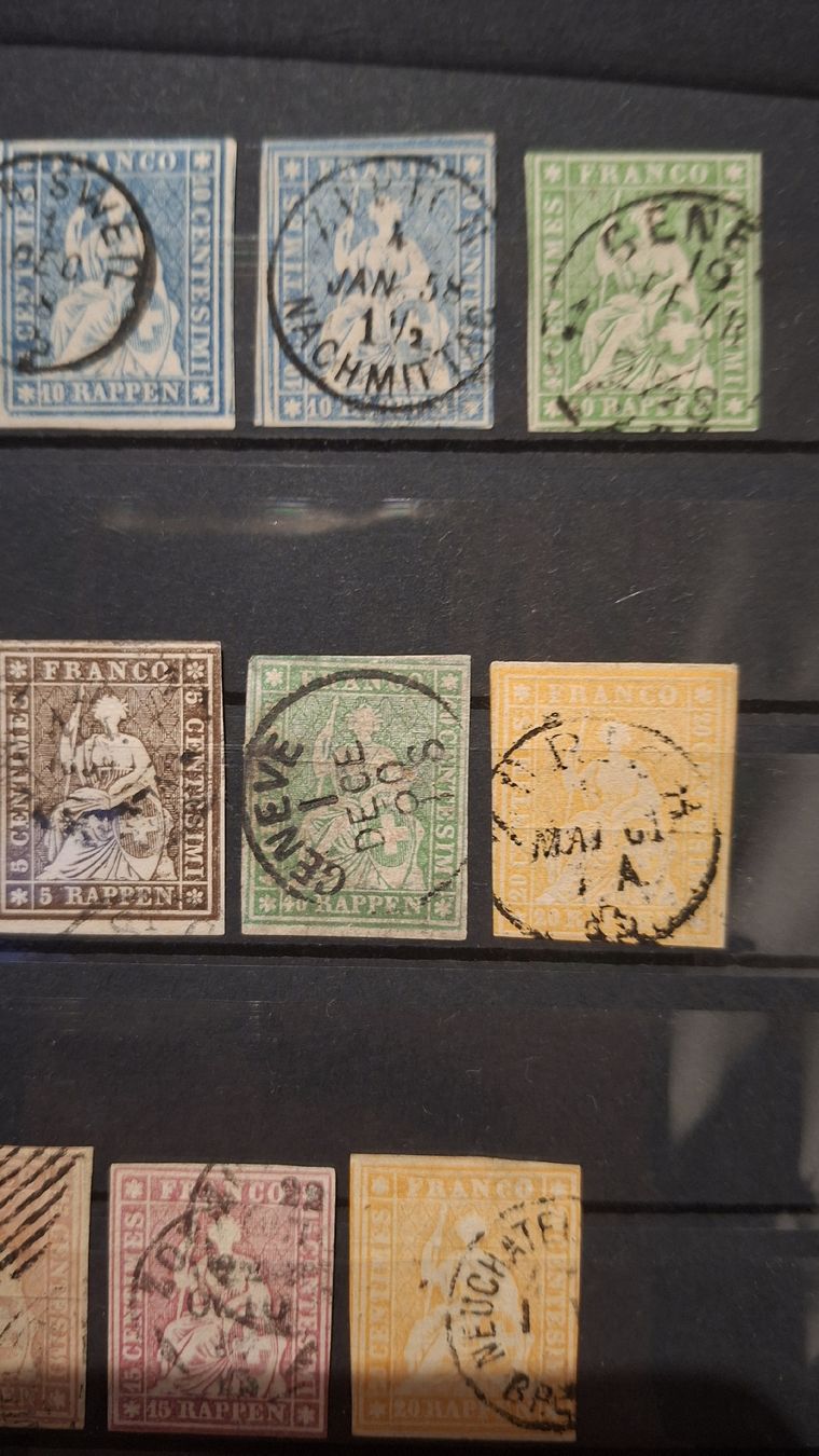 Alle Briefmarken: Strubellot 20Stk gut gerandet  – Gebraucht aus Balgach von SIMEON27 3