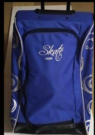 Grit Skate Tasche mit Rollen blau gebrauchter Zustand