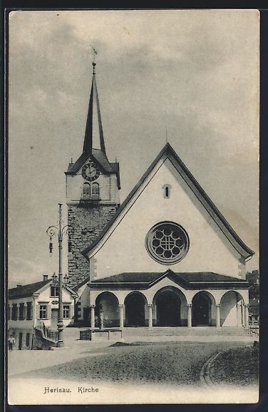 Ansichtskarten: AK Herisau, Kirche – Gebraucht aus Berlin von bartko-reher