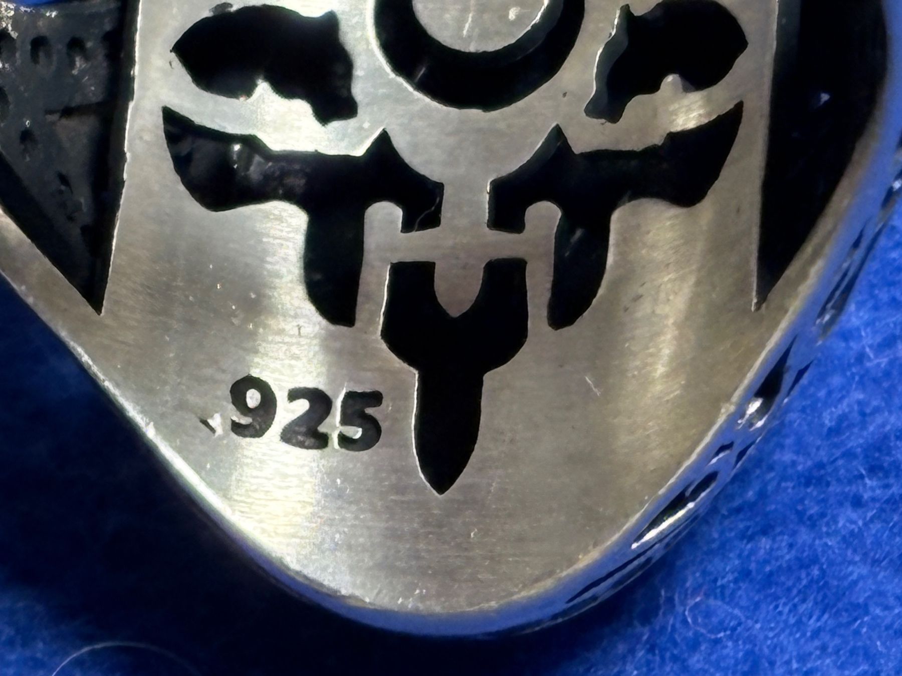 Ringe: Silberring 925, mit Onyx, Grösse 30 – Gebraucht aus St. Peterzell von verena40 3
