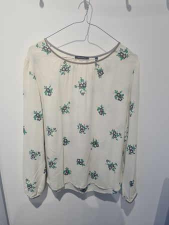 Marc O'Polo Bluse, Gr. 42, Langarm, Blumenmuster, Top!
