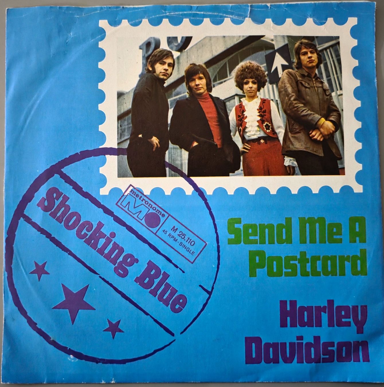 Dischi in vinile: Shocking Blue Single – Send Me A Postcard / Harley Davidson – Usato da Root venduto da atelier22 1