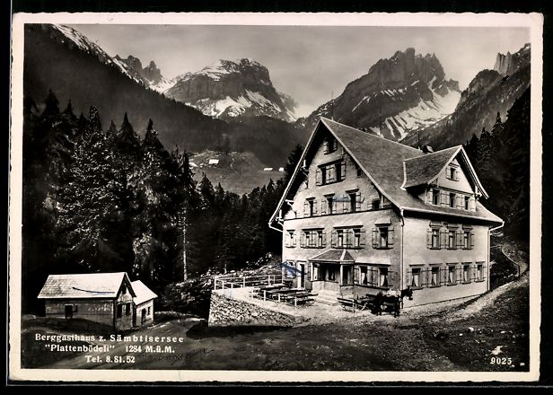 Cartoline postali: Schwende-Rüte, Sämbtisersee, Berggasth – Usato da Berlin venduto da bartko-reher