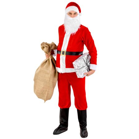 Herrenkostüm Weihnachtsmann - XL