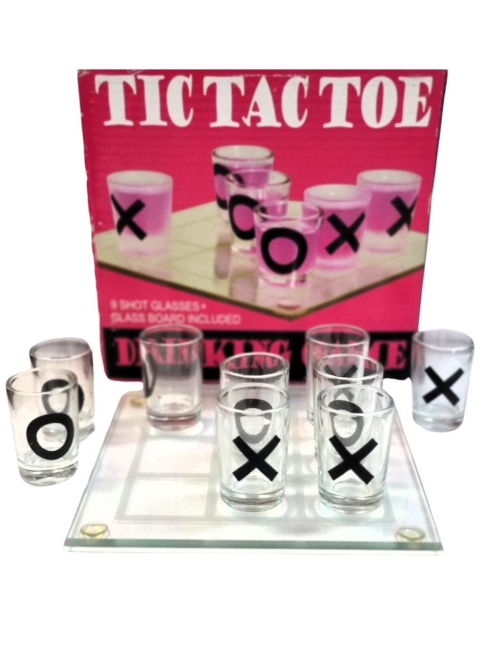 Giochi: TIC TAC TOE Trinkspiel – Nuovo e nell'imballaggio originale da Figino venduto da MabaStore24