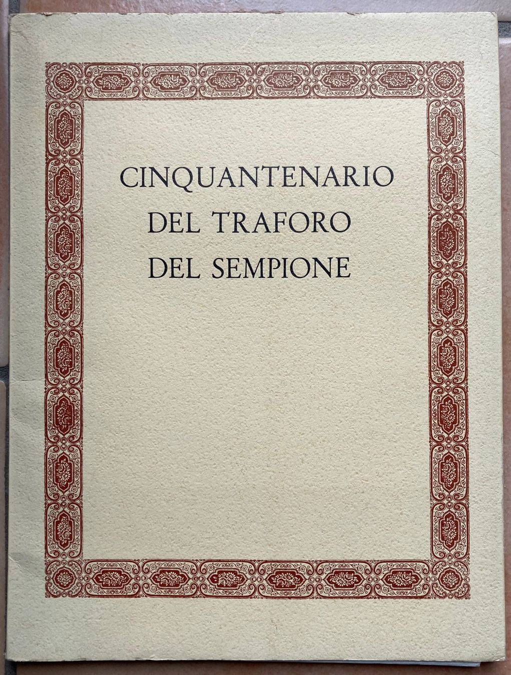 Bücher: Cinquantenario del traforo del Sempione – Gebraucht aus Versoix von Decapod
