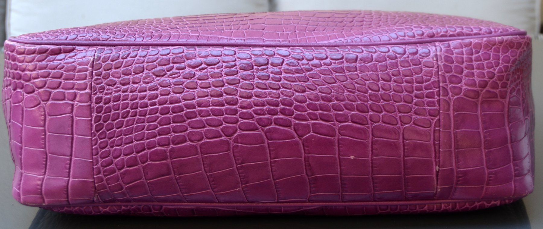 Longchamp Borse da donna: Longchamp Croco-Embossed Roseau Tasche / sac – Usato da Collonges venduto da Auganien 4