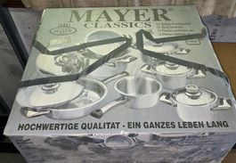 Mayer Classics Kochtopfset, 12 Teile, Neu!