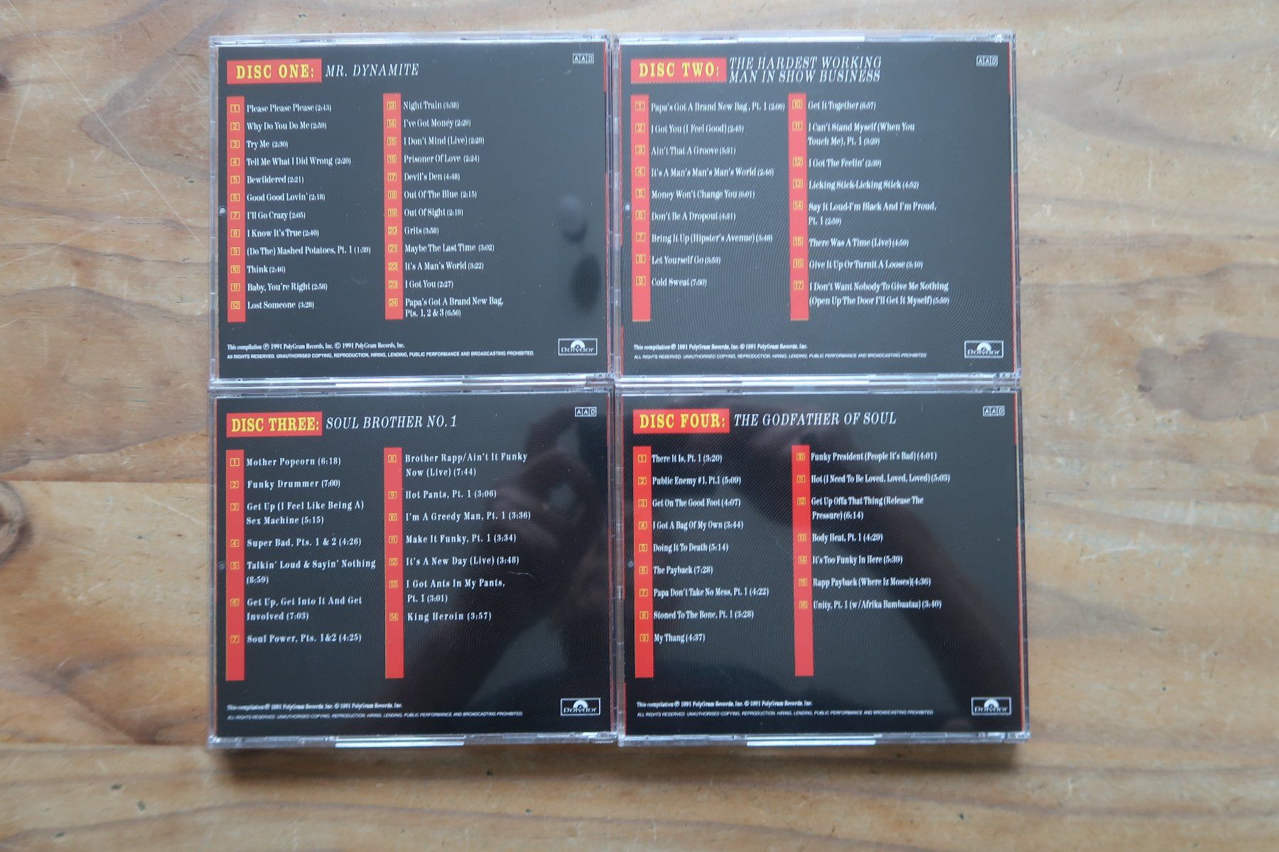 CDs: JAMES BROWN - STAR TIME - 4x CD BOXSET – Gebraucht aus Basel von Patiscat 4
