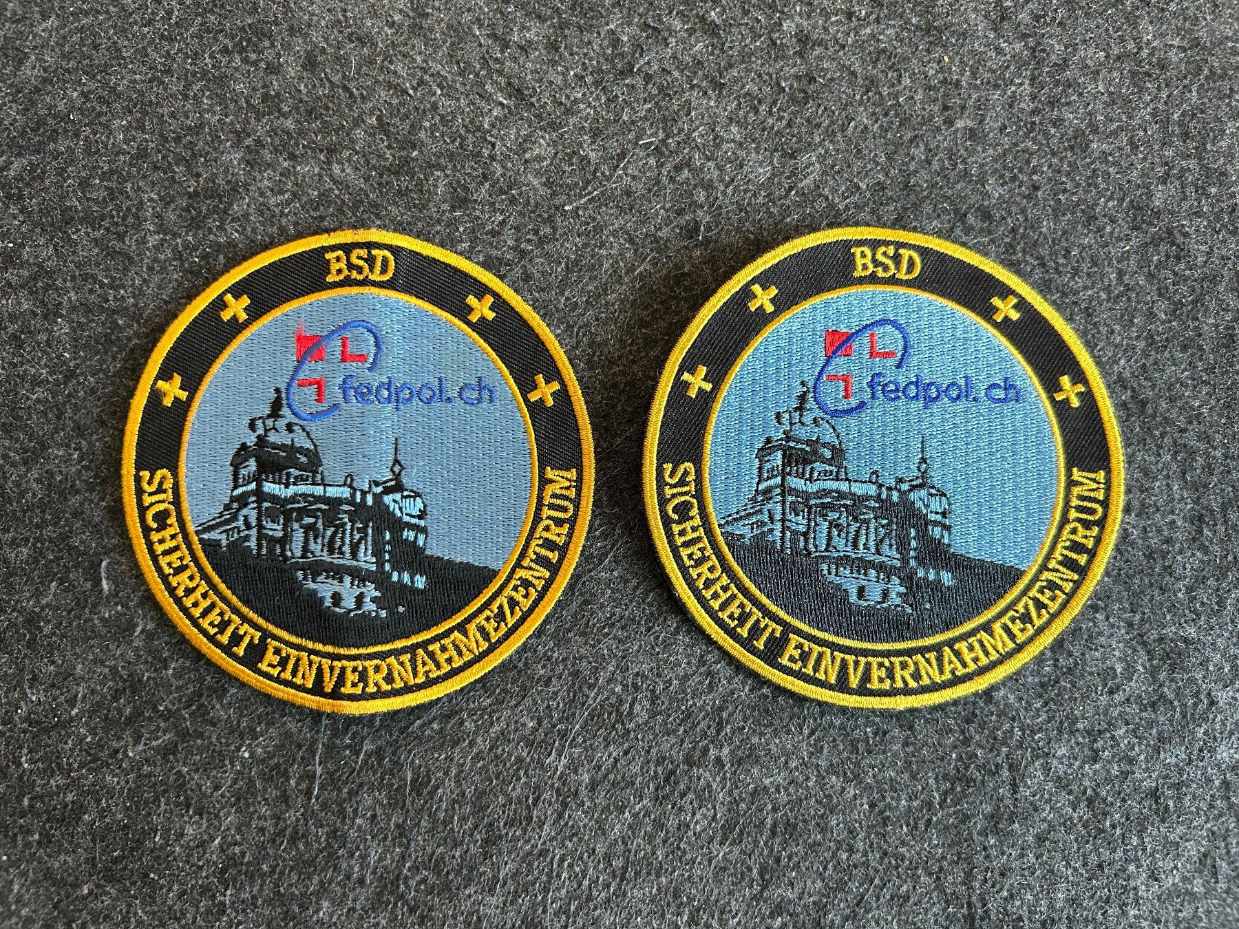 Placchette & Badge: Set Patches BSD Sicherheit Einvernahmezentrum – Usato da Berikon venduto da DGC-1995