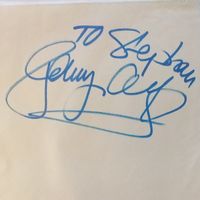 Johnny Clegg 1953-2019 Autogramm signiert Karte 20x20cm