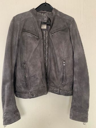 Biker Lederjacke von Esprit Grösse 36